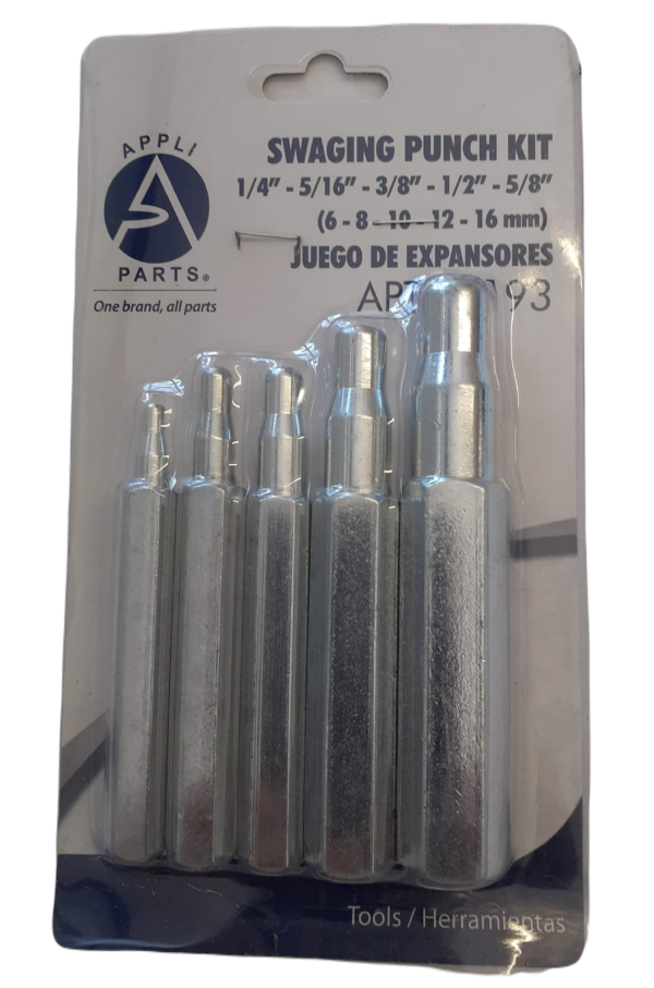 Juego de expansores de tubería de cobre y aluminio. Marca Appli Parts, modelo APT-SP193