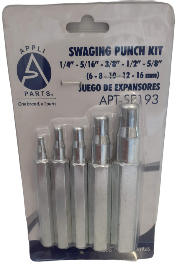 Juego de expansores de tubería de cobre y aluminio. Marca Appli Parts, modelo APT-SP193